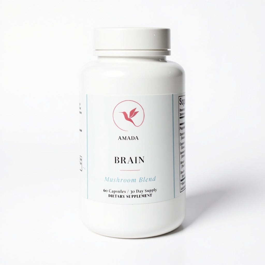 1000mg Brain Blend Mushroom Capsules
